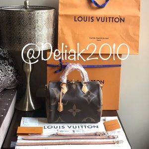 SOLD! Louis Vuitton Giant Monogram Reverse Speedy